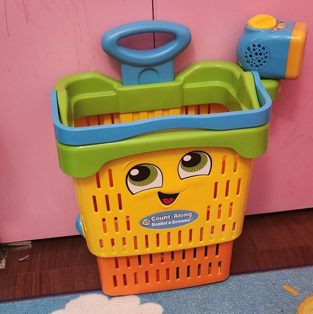 Count-Along Basket & Scanner Toy - Yellow and Orange